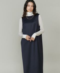 INED / イネド ロング・マキシ丈ワンピース | 《大きいサイズ》ボートネックワンピース