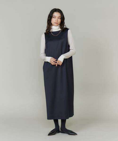INED / イネド ロング・マキシ丈ワンピース | 《大きいサイズ》ボートネックワンピース | 詳細2