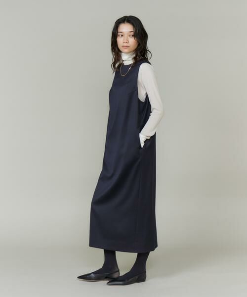 INED / イネド ロング・マキシ丈ワンピース | 《大きいサイズ》ボートネックワンピース | 詳細3