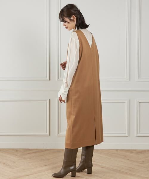 INED / イネド ロング・マキシ丈ワンピース | 《大きいサイズ》ボートネックワンピース | 詳細8