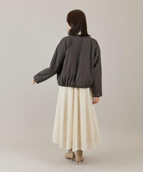 INED / イネド ブルゾン | ノーカラー中綿ブルゾン　 | 詳細4