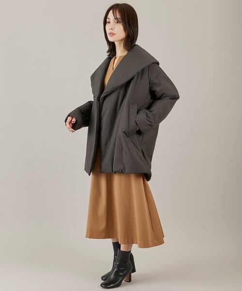 INED / イネド その他アウター | ショールカラーミドル丈中綿コート《LIMONTA EAST》 | 詳細11