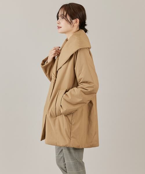 INED / イネド その他アウター | ショールカラーミドル丈中綿コート《LIMONTA EAST》 | 詳細2
