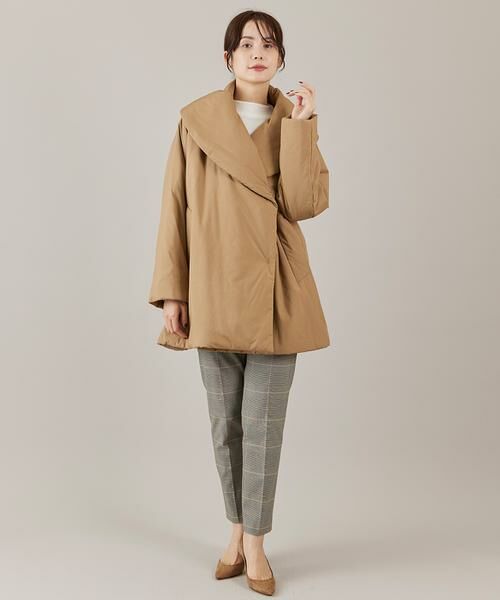 INED / イネド その他アウター | ショールカラーミドル丈中綿コート《LIMONTA EAST》 | 詳細4