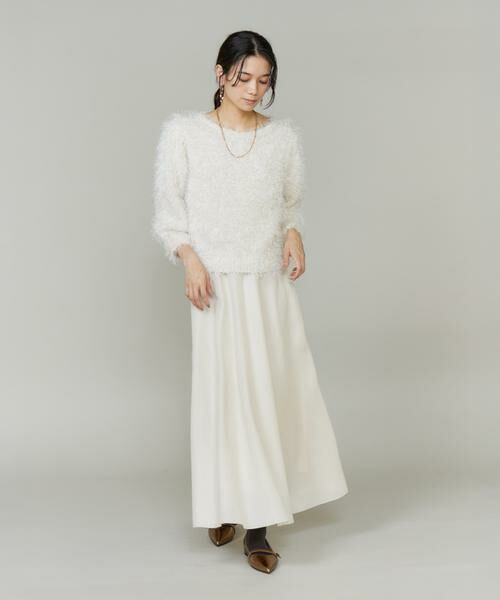 INED / イネド ミニ・ひざ丈スカート | シェルプリーツフレアスカート | 詳細2