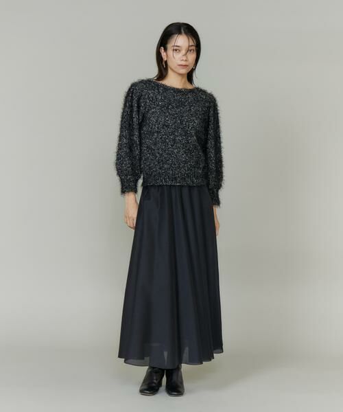 INED / イネド ミニ・ひざ丈スカート | シェルプリーツフレアスカート | 詳細8