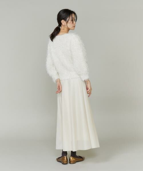 INED / イネド ミニ・ひざ丈スカート | 《大きいサイズ》シェルプリーツフレアスカート | 詳細4