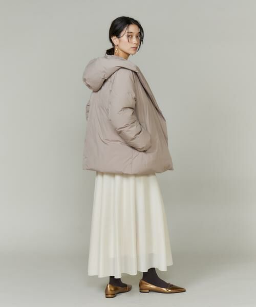 INED / イネド ミニ・ひざ丈スカート | 《大きいサイズ》シェルプリーツフレアスカート | 詳細7