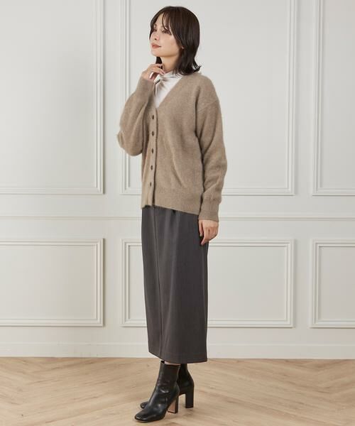 INED / イネド ミニ・ひざ丈スカート | 《大きいサイズ》ベルテッドスカート | 詳細3