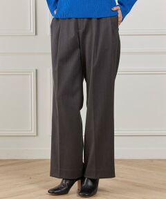 INED / イネド その他パンツ | ツータックセミワイドパンツ