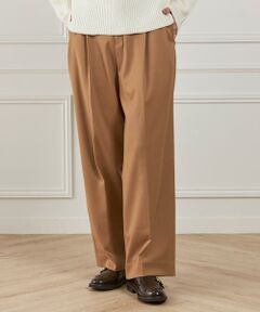INED / イネド その他パンツ | ツータックセミワイドパンツ