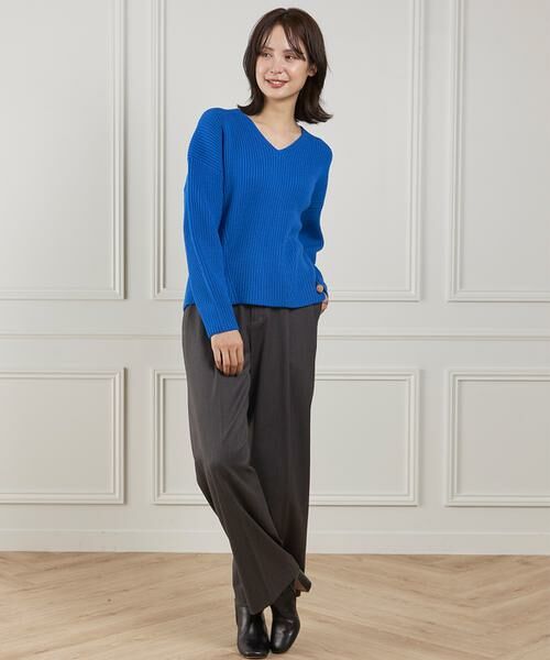 INED / イネド その他パンツ | ツータックセミワイドパンツ | 詳細10