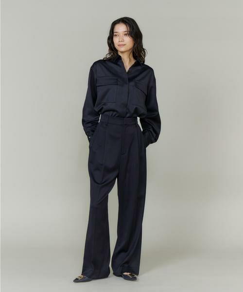 INED / イネド その他パンツ | ツータックセミワイドパンツ | 詳細2