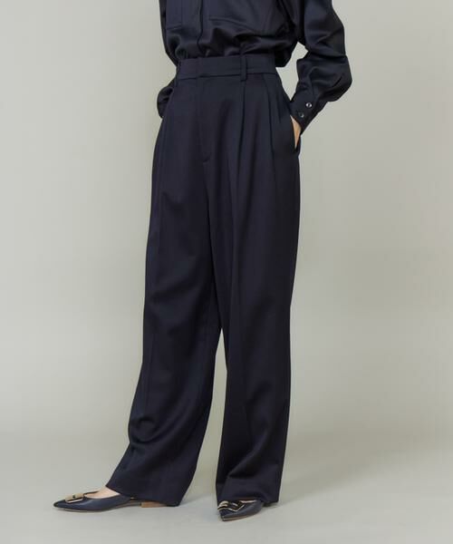 INED / イネド その他パンツ | 《大きいサイズ》ツータックセミワイドパンツ | 詳細14