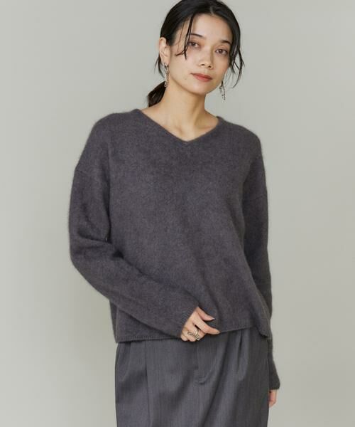 INED / イネド ニット・セーター | チャイニーズラクーンVネックニット | 詳細1