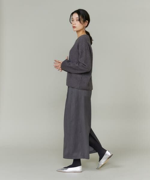 INED / イネド ニット・セーター | チャイニーズラクーンVネックニット | 詳細3