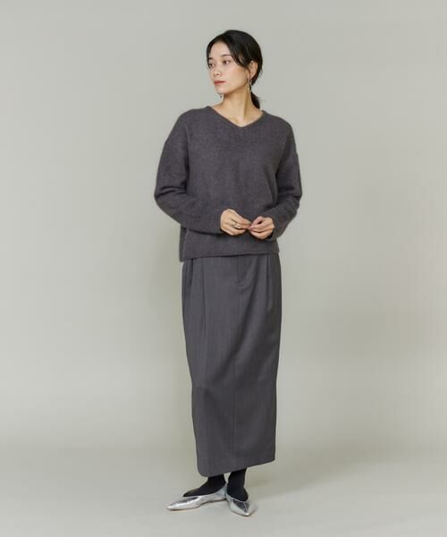 INED / イネド ニット・セーター | チャイニーズラクーンVネックニット | 詳細17