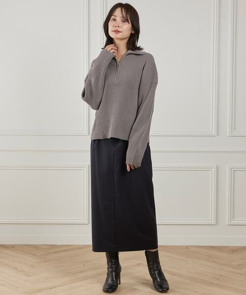 INED / イネド ニット・セーター | ハーフジッププルオーバーニット | 詳細13