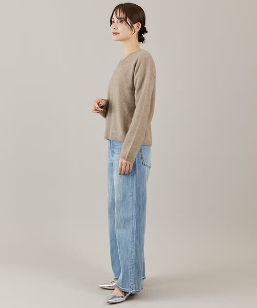 INED / イネド ニット・セーター | 《大きいサイズ》チャイニーズラクーンVネックニット | 詳細15