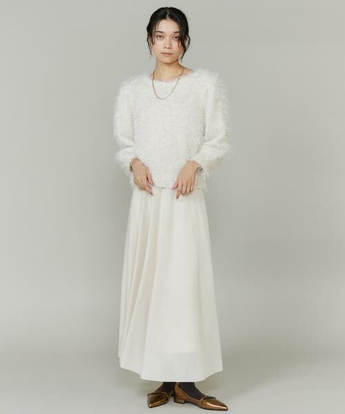 INED / イネド ニット・セーター | 《大きいサイズ》シャギーヤーンニットプルオーバー | 詳細12