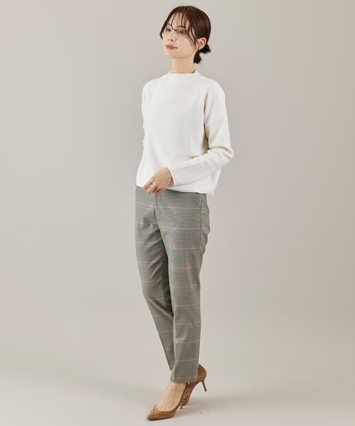 INED / イネド ニット・セーター | 《大きいサイズ》モックネックプルオーバー | 詳細8