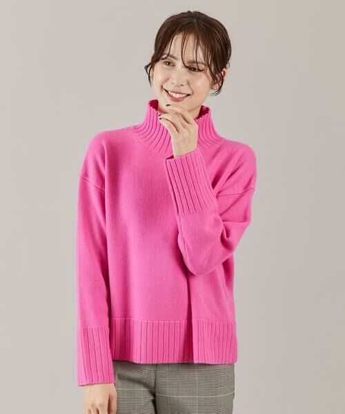 INED / イネド ニット・セーター | 《大きいサイズ》ハイネックプルオーバーニット | 詳細1