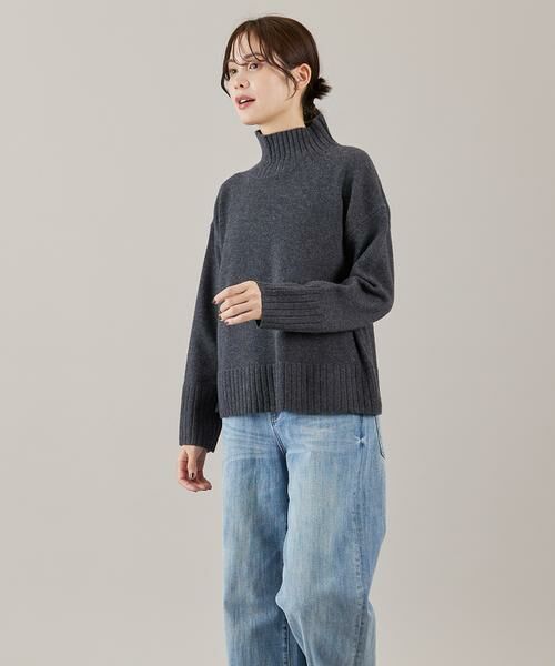 INED / イネド ニット・セーター | 《大きいサイズ》ハイネックプルオーバーニット | 詳細12