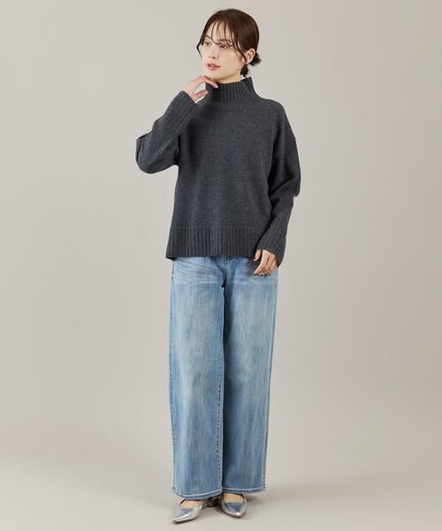 INED / イネド ニット・セーター | 《大きいサイズ》ハイネックプルオーバーニット | 詳細25