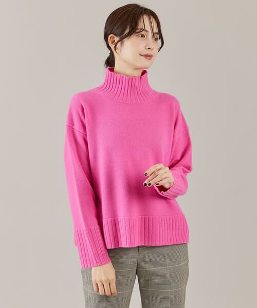 INED / イネド ニット・セーター | 《大きいサイズ》ハイネックプルオーバーニット | 詳細17