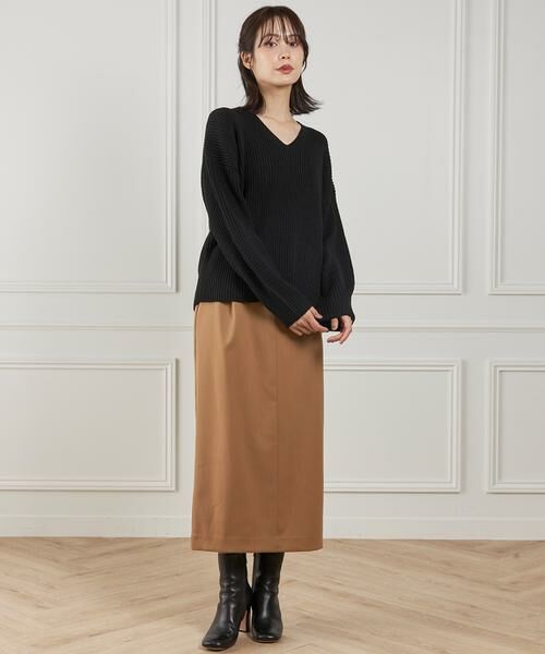 INED / イネド ニット・セーター | 《大きいサイズ》Vネックプルオーバーニット | 詳細14