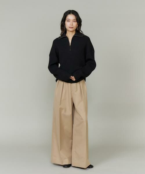 INED / イネド ニット・セーター | 《大きいサイズ》ハーフジッププルオーバーニット | 詳細7