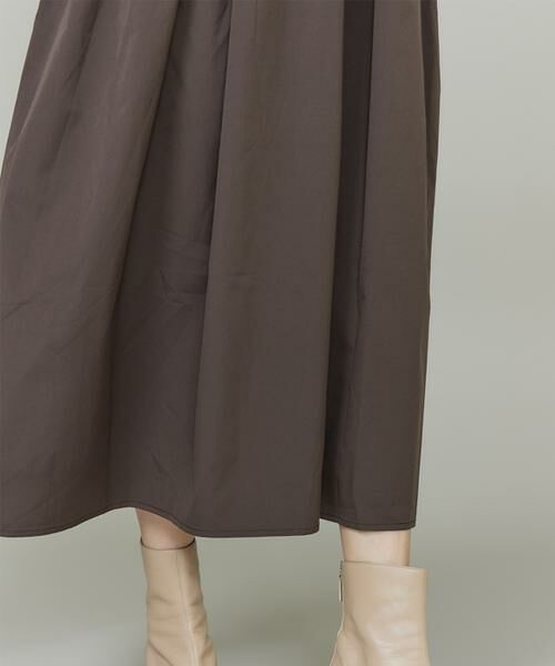 INED / イネド ミニ丈・ひざ丈ワンピース | ドッキングハイネックワンピース | 詳細12