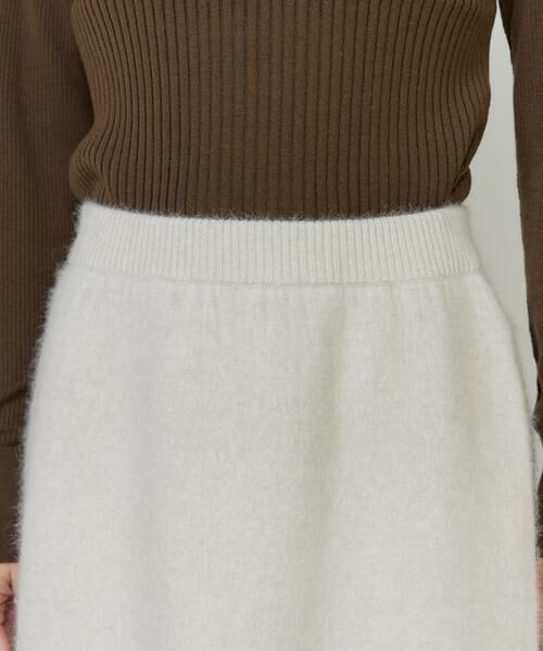 INED / イネド ミニ・ひざ丈スカート | フォックスブレンドタイトスカート《YVON》 | 詳細12