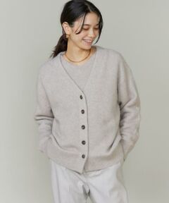 INED / イネド カーディガン・ボレロ | チャイニーズラクーンVネックカーディガン