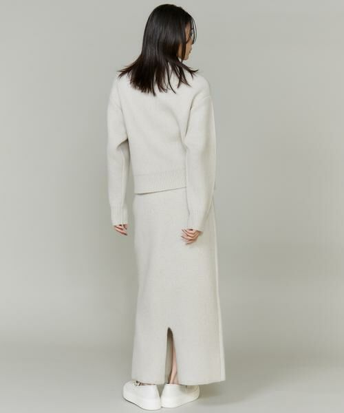 INED / イネド カーディガン・ボレロ | フォックスブレンド襟付きジップカーディガン《YVON》 | 詳細4