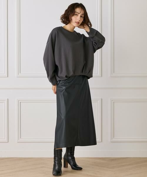 INED / イネド スウェット | フロントタック裏毛プルオーバー《YVON》 | 詳細8