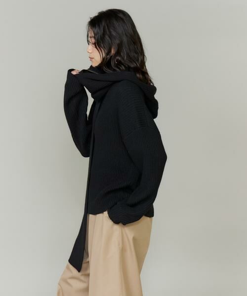 INED / イネド マフラー・ショール・スヌード・ストール | フーデッドマフラー | 詳細10