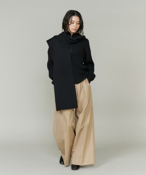 INED / イネド マフラー・ショール・スヌード・ストール | フーデッドマフラー | 詳細12