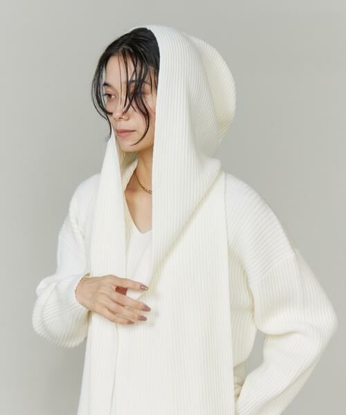 INED / イネド マフラー・ショール・スヌード・ストール | フーデッドマフラー | 詳細8