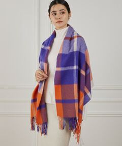 INED / イネド マフラー・ショール・スヌード・ストール | チェック柄ウール100%ストール