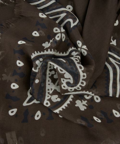 INED / イネド マフラー・ショール・スヌード・ストール | バンダナ柄ストール | 詳細2