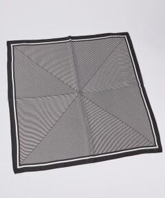 INED / イネド マフラー・ショール・スヌード・ストール | モノトーン柄シルク100%スカーフ