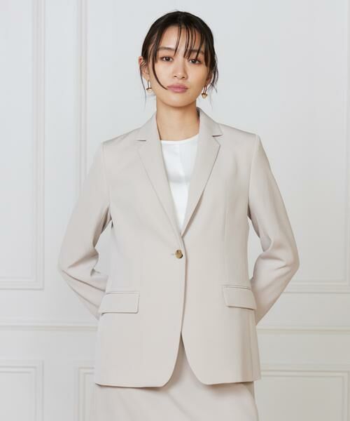 INED / イネド テーラードジャケット | テーラードジャケット(グレーベージュ3)