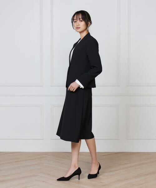 INED / イネド ノーカラージャケット | カラーレスジャケット | 詳細11