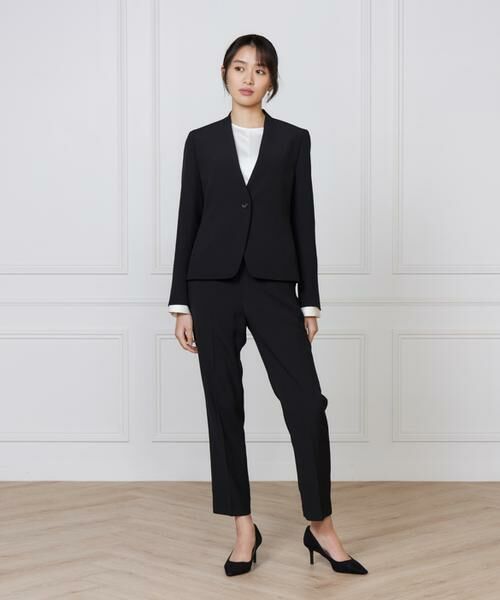 INED / イネド ノーカラージャケット | カラーレスジャケット | 詳細13