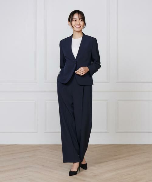 INED / イネド ノーカラージャケット | カラーレスジャケット | 詳細6