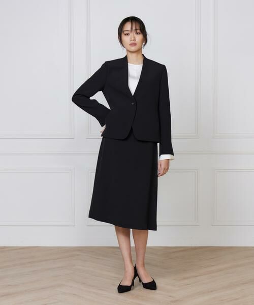 INED / イネド ノーカラージャケット | カラーレスジャケット | 詳細9