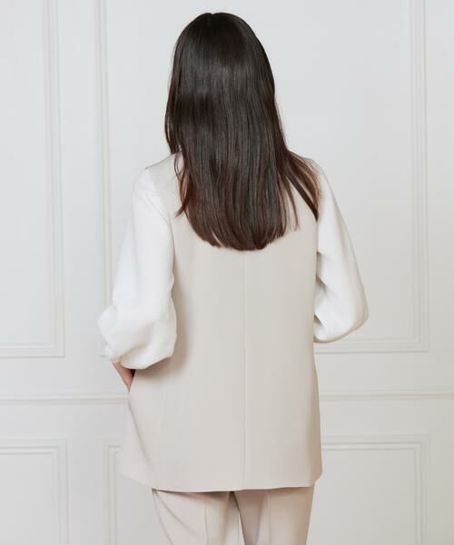 INED / イネド ベスト | 《大きいサイズ》カラーレスジレ | 詳細12