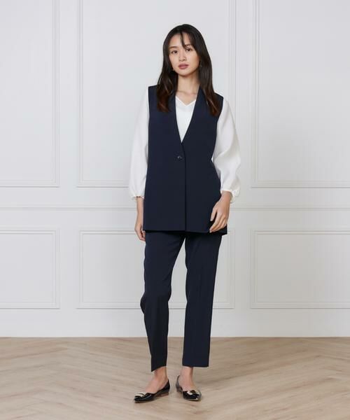 INED / イネド ベスト | 《大きいサイズ》カラーレスジレ | 詳細5