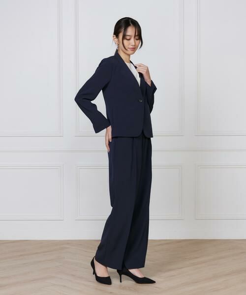 INED / イネド その他パンツ | 《大きいサイズ》ワンタックストレートセミワイドパンツ | 詳細4